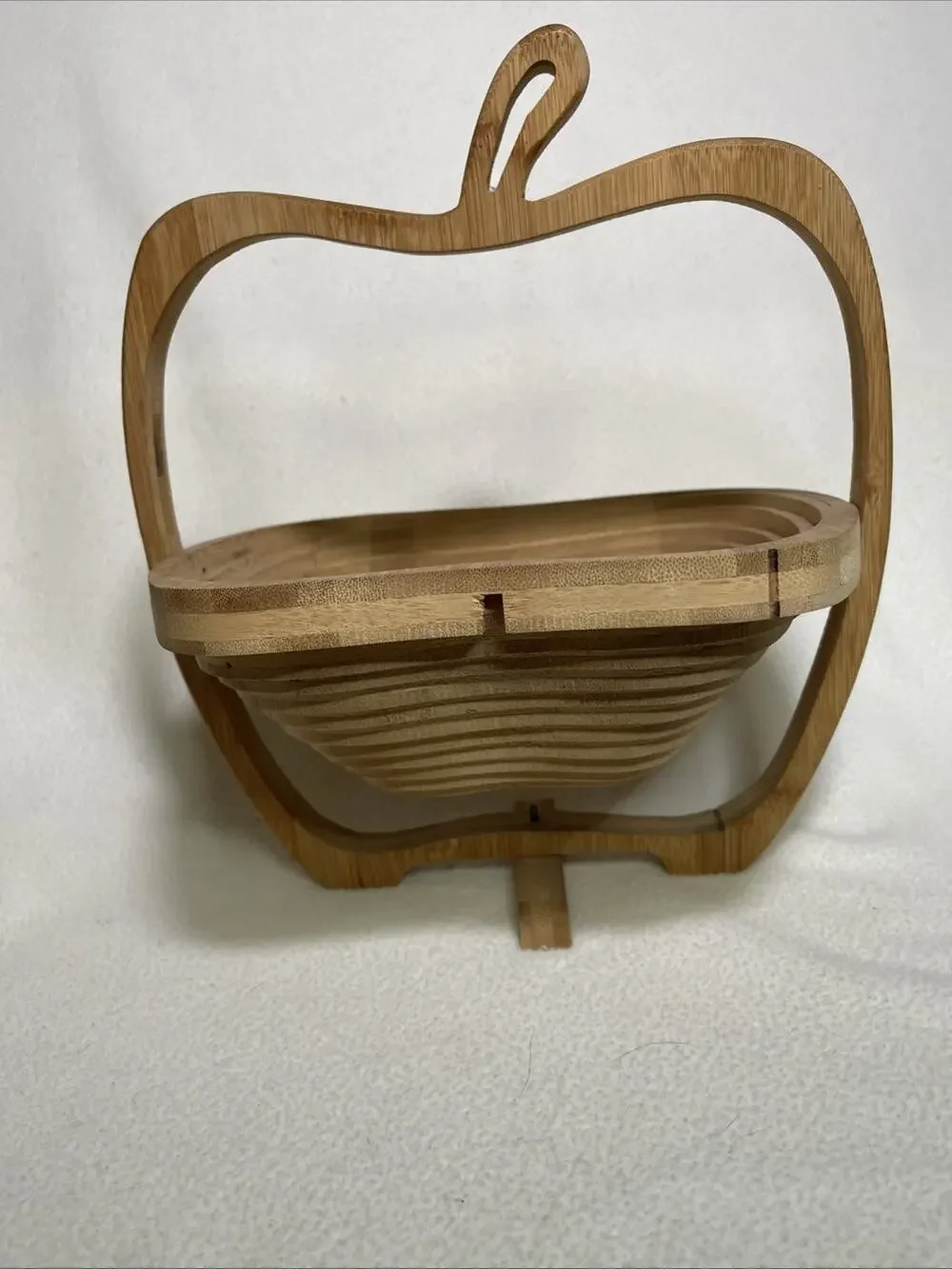 Bonnie & Pop Wood Fruit Basket - Not labled